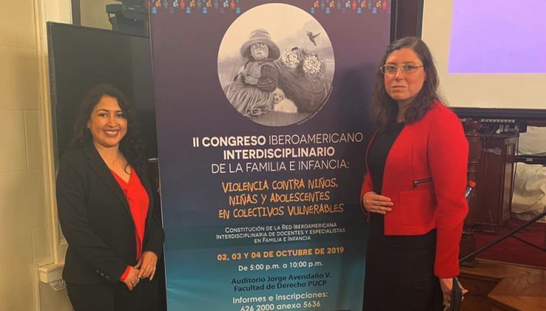 Directora de Carrera de Derecho expuso en II Congreso Iberoamericano Interdisciplinario de Familia e Infancia en Perú