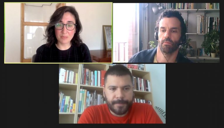 Integrantes del colectivo internacional “Husos” comparten sesión con estudiantes de la Escuela de Arquitectura