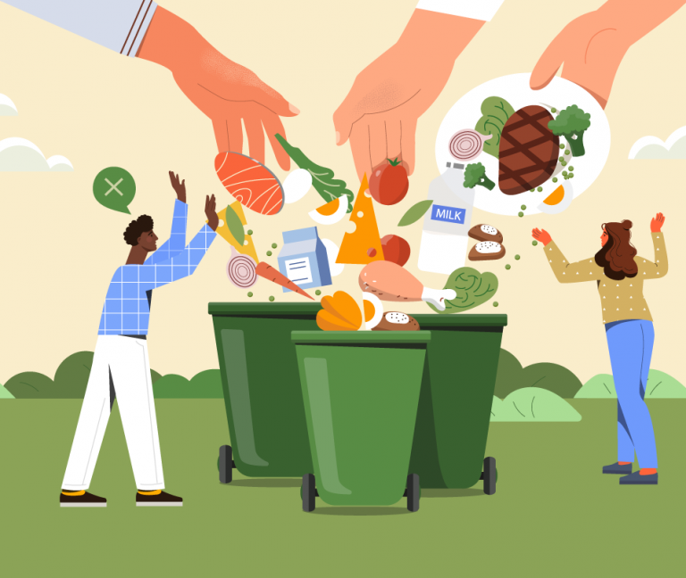 Estudiantes de la Facultad de Ingeniería y Negocios del Campus Santiago Centro aprenden sobre la pérdida y el desperdicio de los alimentos en Chile y en el mundo