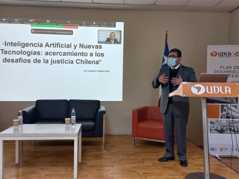Facultad de Derecho inaugura en Sede Viña del Mar “Ciclo de Encuentros Disciplinares” con charla sobre la inteligencia artificial en los procesos judiciales