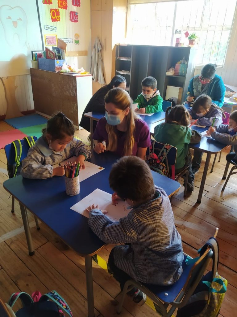 Internas de Nutrición y Dietética realizan intervención nutricional a pre escolares de la Escuela Blanca Estela de Hualpén