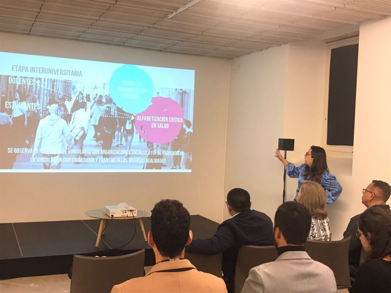 Académica del Departamento de Salud y Desarrollo Comunitario expone en Congreso de la Red Iberoamericana de Universidades Promotoras de Salud