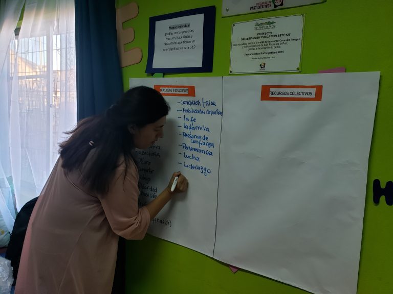 Programa de Intervención Comunitaria de Sede Concepción realiza mapeo de activos comunitarios en San Pedro de la Paz