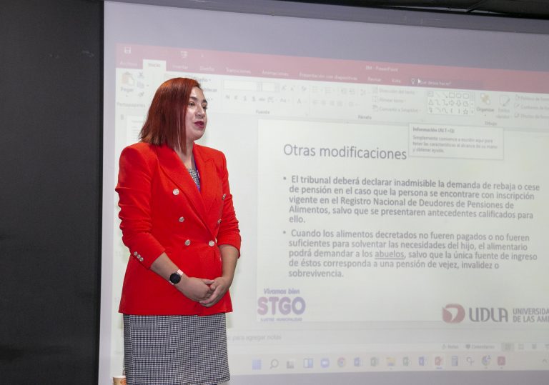Clínicas Jurídicas de Campus Santiago Centro convoca a la comunidad para charla informativa sobre responsabilidad parental y pago de pensión de alimentos