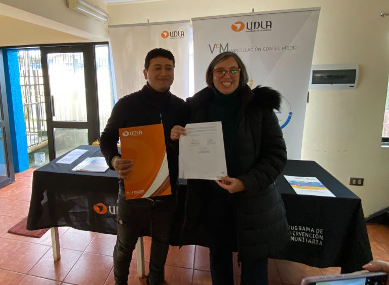 Programa de Intervención Comunitaria firma convenio con la Junta de Vecinos de sector Los Lobos de Talcahuano