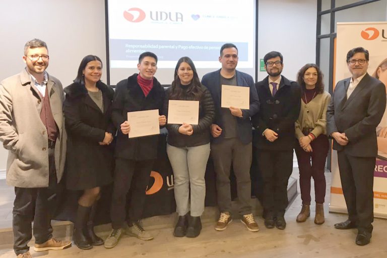 Carrera de Derecho de Sede Concepción culmina proyecto de Vinculación con el Medio enfocado en la responsabilidad parental y pago de pensiones