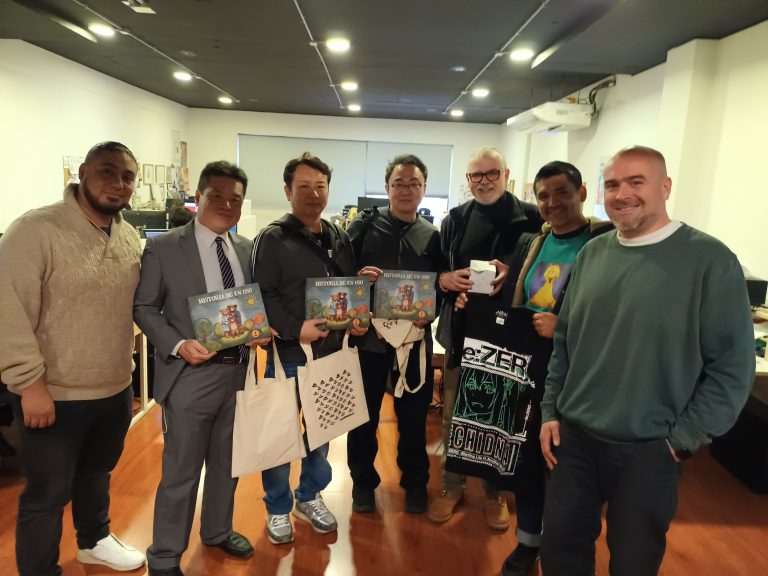 Representantes japoneses de videojuegos visitan la Escuela de Animación Digital UDLA