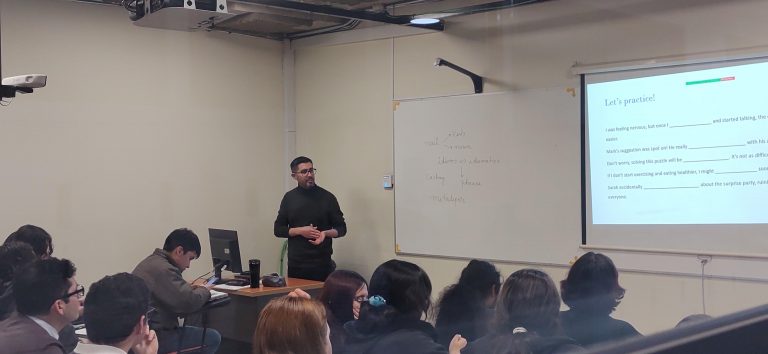 Carrera de Traducción e Interpretación y el Instituto de Ingles de UDLA, realizan taller de expresiones idiomáticas