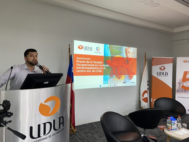 Estudiantes y académicos de Terapia Ocupacional de Sede Concepción profundizan sobre el trabajo intrahospitalario en seminario organizado por la carrera