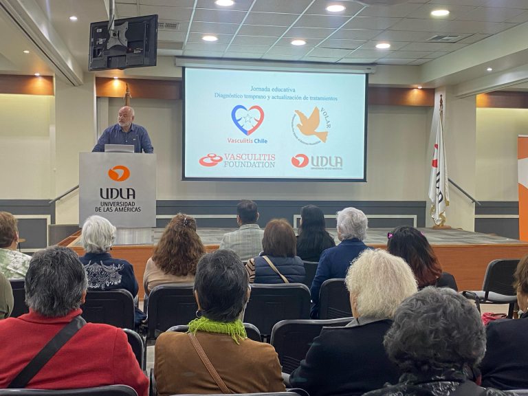 UDLA recibe a Volar Chile y Vasculitis Chile para realizar una jornada educativa sobre enfermedades autoinmunes