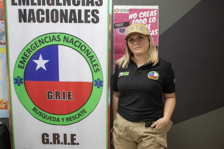 Egresada de Técnico de Nivel Superior en Enfermería destaca por su participación en fundación de emergencias nacionales GRIE