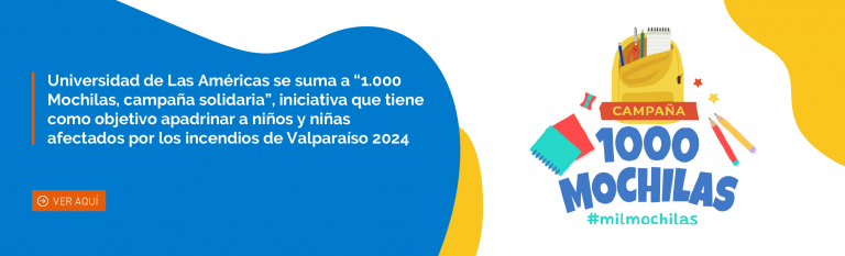UDLA se suma a “1.000 Mochilas, campaña solidaria”, iniciativa que tiene como objetivo apadrinar a niños y niñas afectados por los incendios de Valparaíso 2024
