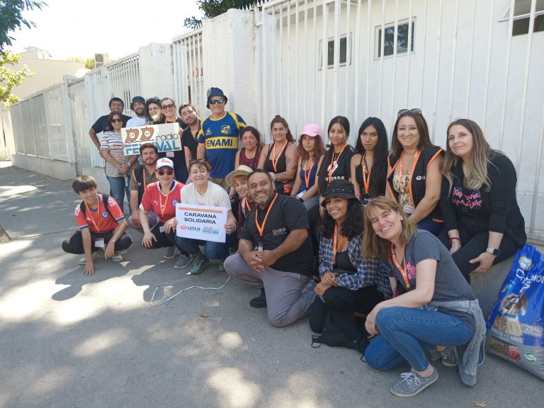 Caravana solidaria sella acciones de UDLA para ir en ayuda de las personas afectadas por los incendios en la Región de Valparaíso