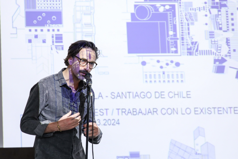 Académico de UDLA y director de oficina de arquitectura en Bruselas realiza conferencia enfocada en proyectos urbanos realizados en Bélgica