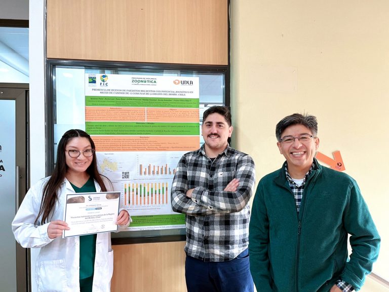 Programa FIC de Zoonosis de Sede Concepción obtiene el primer lugar de Trabajos Libres en la XIX Jornada Anual de Parasitología