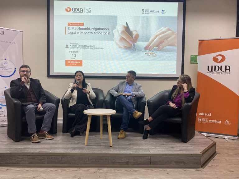 Estudiantes de Sede Concepción participan en conversatorio donde se analizaron las diversas perspectivas del matrimonio desde la mirada legal, social y emocional