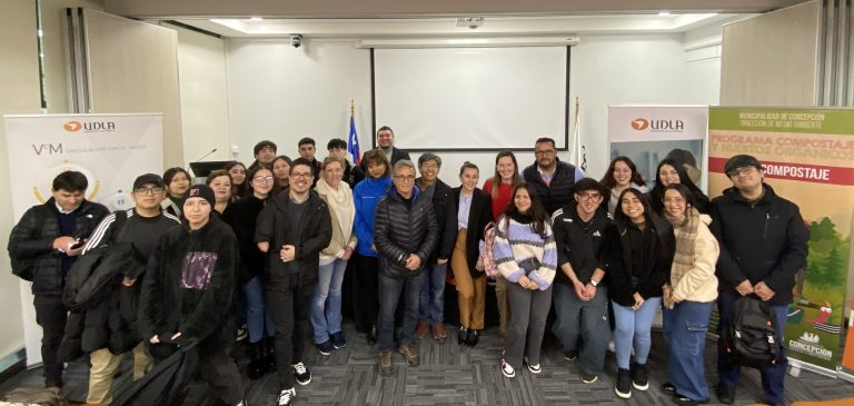 Proyecto Cascada Ambiental de UDLA Sede Concepción relanza Punto Limpio en Campus El Boldal e incluye compostaje para residuos orgánicos
