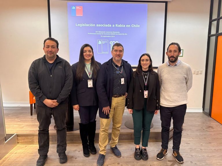 Núcleo del Magíster en One Health realiza charla sobre la rabia animal junto a equipo de la Seremi de Salud del Biobío