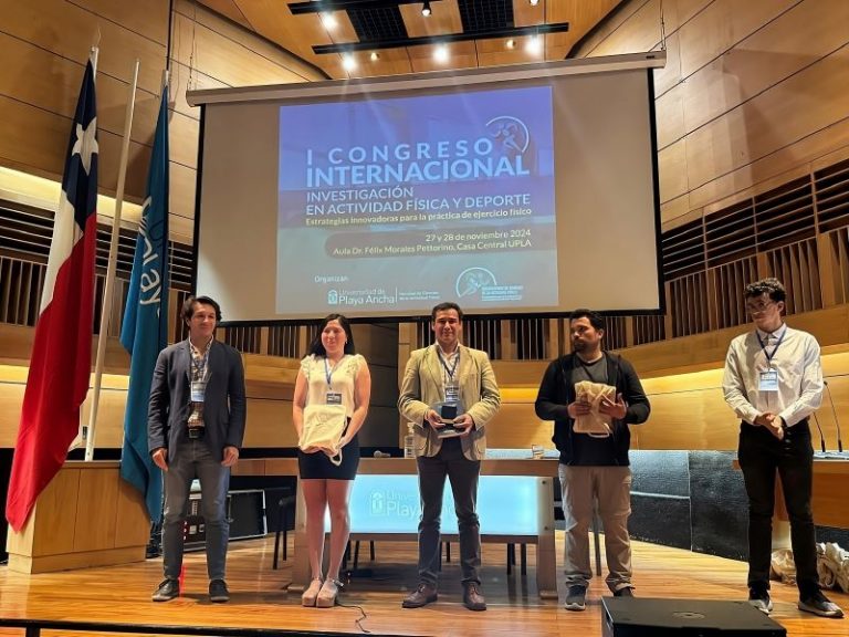 Núcleo Isafyd participa y recibe reconocimiento en congreso de investigación en actividad física