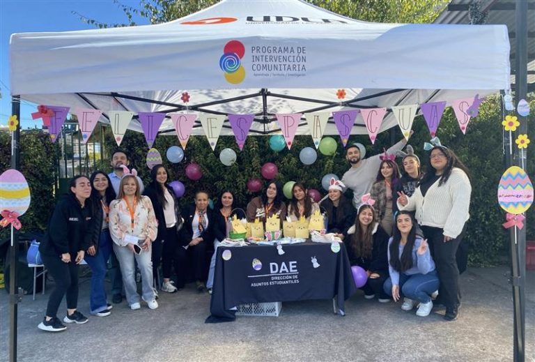 Voluntariado estudiantil UDLA celebra Pascua de Resurrección con niñas de residencia en Concepción