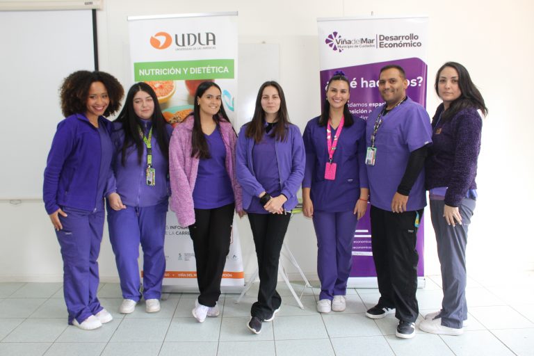 Estudiantes de Nutrición y Dietética de UDLA imparten sesiones educativas a representantes de ollas comunes de Viña del Mar
