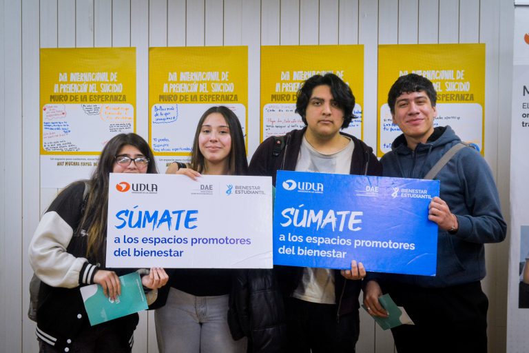 UDLA conmemora el Día Mundial de la Prevención del Suicidio en todos sus campus