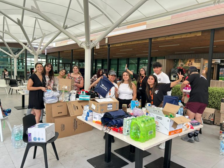 Sede Concepción habilita centros de acopio y coordina apoyo a estudiantes afectados por incendios en la zona