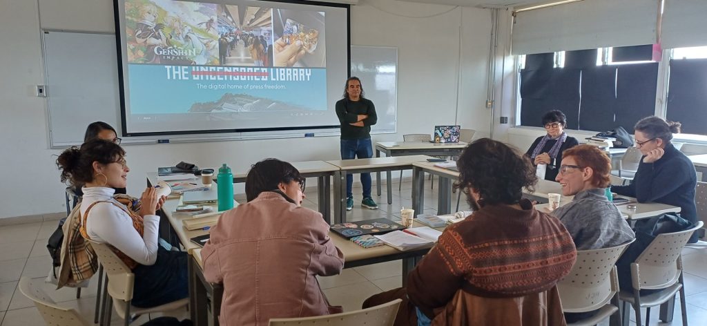 Dr. Nibaldo Cáceres durante su pasantía académica en la UNAM