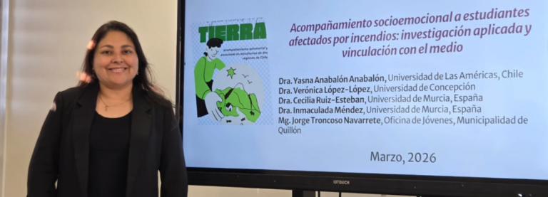 Académica e investigadora de UDLA Sede Concepción expone en congreso internacional sobre la relevancia del acompañamiento socioemocional tras catástrofes