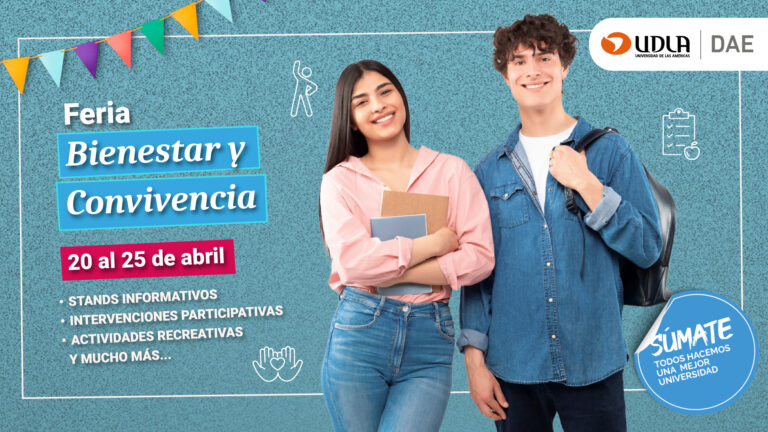 UDLA realizará Feria de Bienestar y Convivencia 2026 con enfoque en relaciones respetuosas y vida universitaria integral