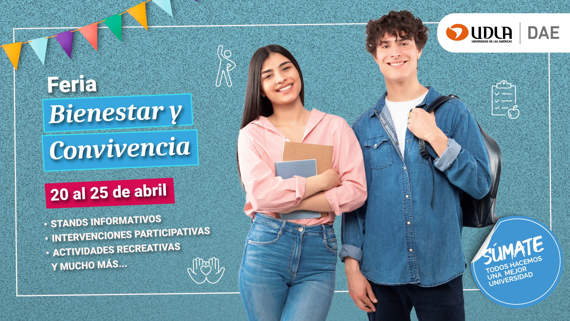 UDLA realizará Feria de Bienestar y Convivencia 2026 con enfoque en ...
