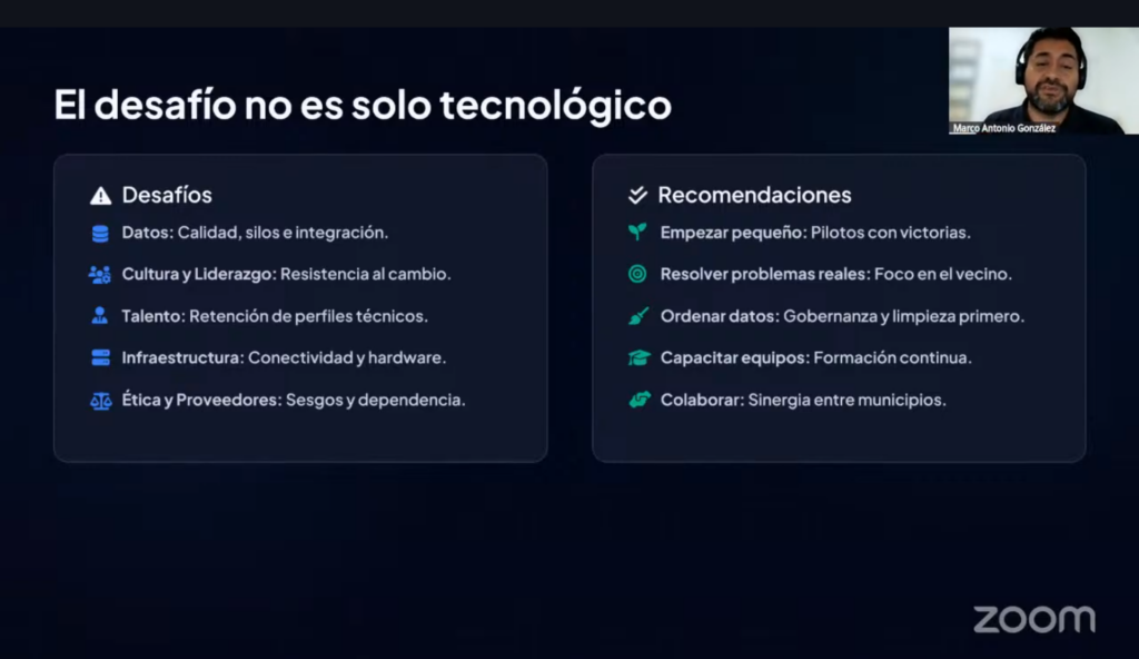 Expertos analizan desafíos y oportunidades del uso de la IA en la gestión pública