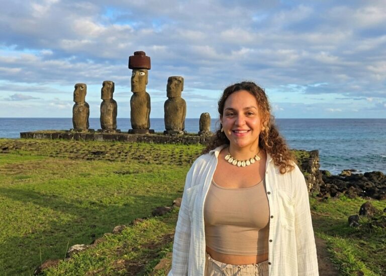 Egresada de Turismo Magdalena Carcamo