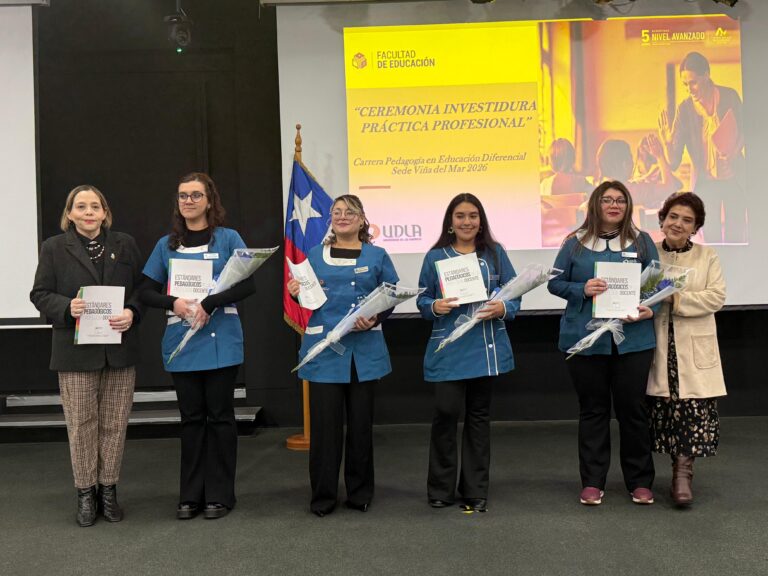 Pedagogía en Educación Diferencial de UDLA Sede Viña del Mar celebra investidura de estudiantes y destaca logros en la Evaluación Nacional Diagnóstica