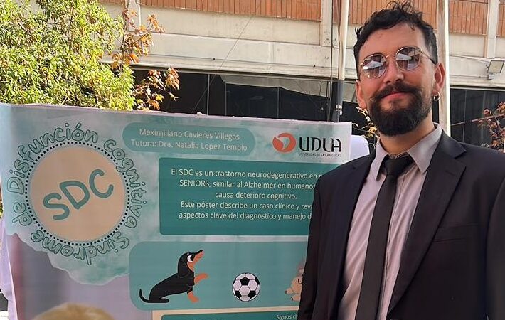 Maximiliano Cavieres, egresado UDLA que proyecta su carrera desde la cognición canina y el bienestar animal