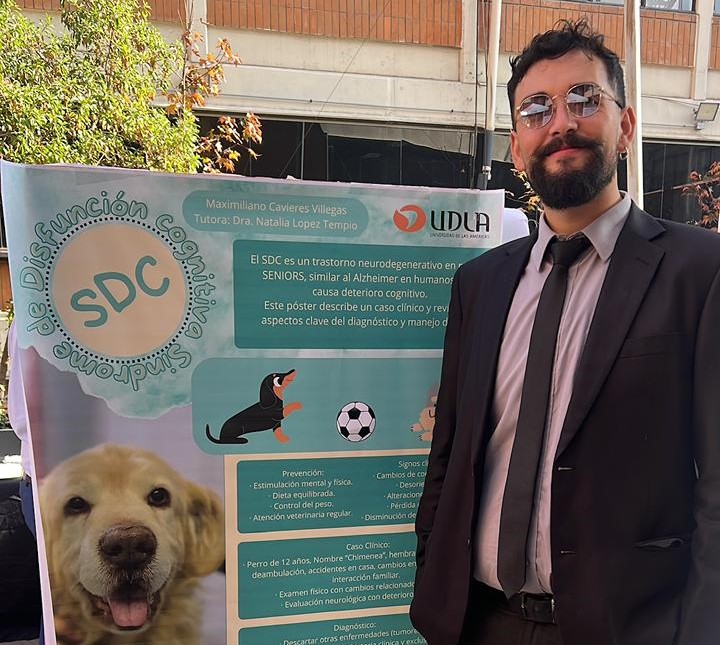Maximiliano Cavieres, egresado UDLA que proyecta su carrera desde la cognición canina y el bienestar animal
