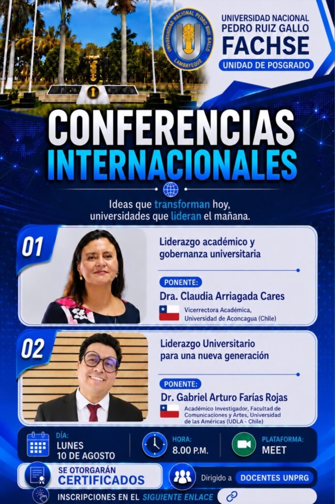 Gabriel Farías, gráfica de su ponencia en el ciclo de Conferencias Internacionales