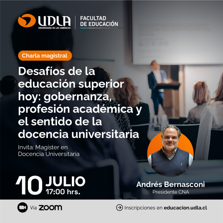 Presidente de la CNA Andrés Bernasconi inaugura año académico del Magíster en Docencia Universitaria de Universidad de Las Américas
