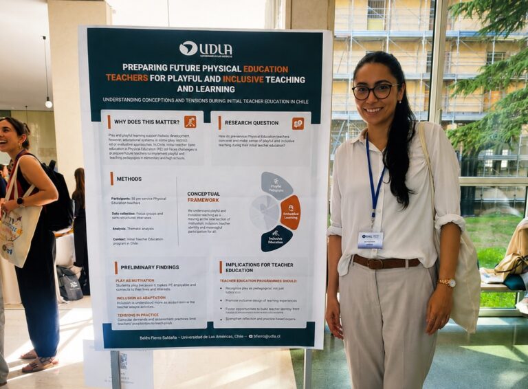 Académica FEDU presenta investigación sobre el rol del juego en la formación docente