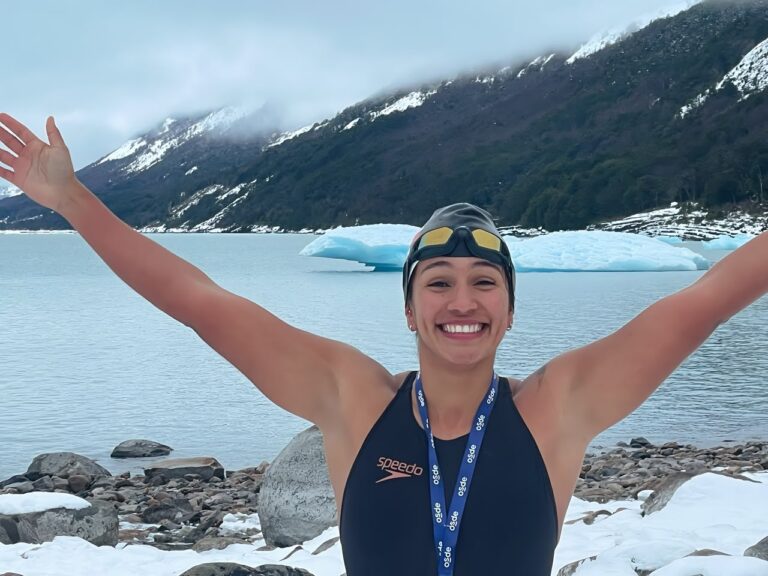 Estudiante de Universidad de Las Américas representa a Chile en competencia internacional de natación en aguas frías