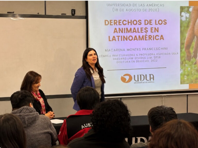 Escuela de Derecho realiza charla sobre derechos de los animales y avances jurídicos en Latinoamérica