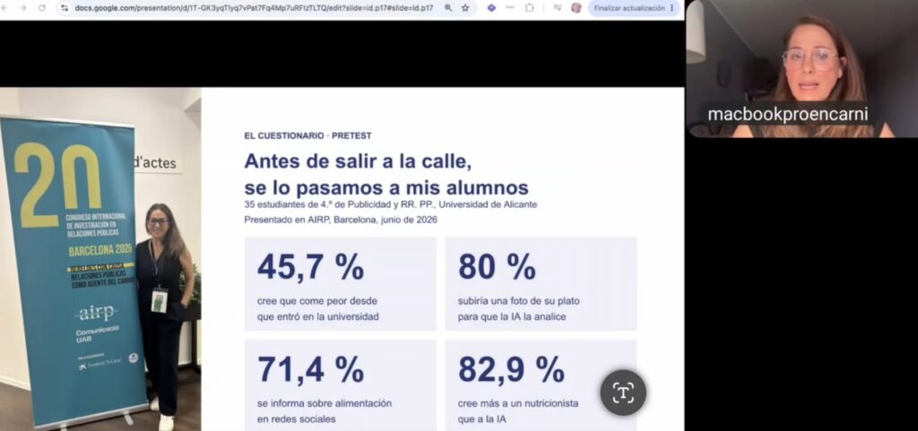 Foto Investigadora de la Universidad de Alicante uno