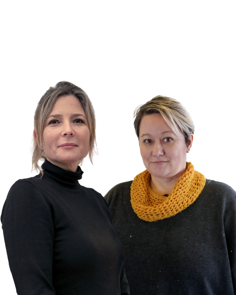 Catherine Gelcich y Marisol Frugone