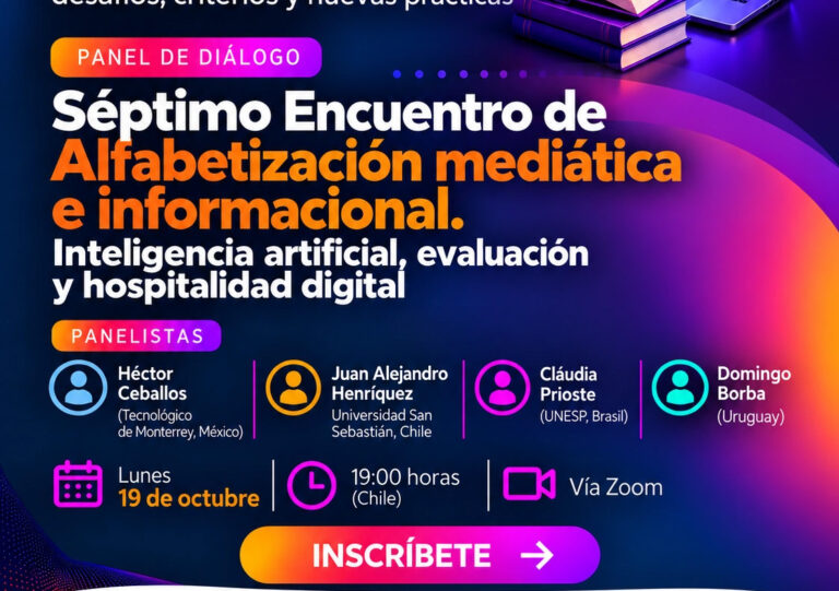 Evaluación de aprendizajes y alfabetización mediática son los principales temas abordados en exposición del segundo ciclo de conversatorios sobre IA en educación del ObIA-Educ  