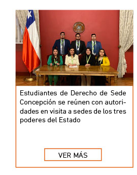 Estudiantes de Derecho de Sede Concepci&oacute;n se re&uacute;nen con autoridades en visita a sedes de los tres poderes del Estado