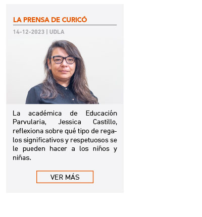 La acad&eacute;mica de Educaci&oacute;n Parvularia, Jessica Castillo, reflexiona sobre qu&eacute; tipo de regalos significativos y respetuosos se le pueden hacer a los ni&ntilde;os y ni&ntilde;as.