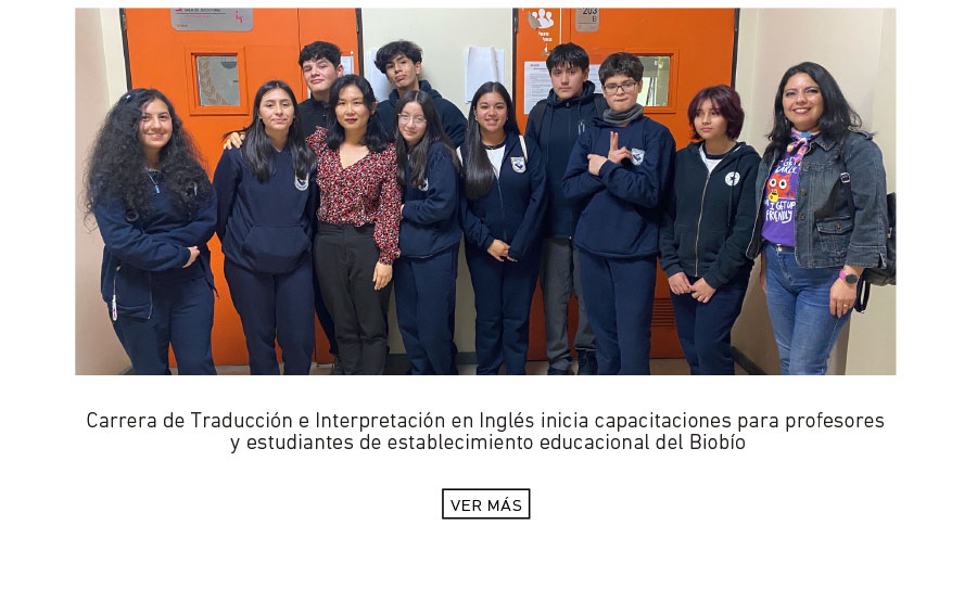 Carrera de Traducci&oacute;n e Interpretaci&oacute;n en Ingl&eacute;s inicia capacitaciones para profesores y estudiantes de establecimiento educacional del Biob&iacute;o