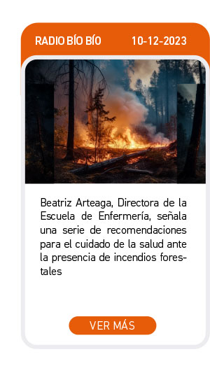 Beatriz Arteaga, Directora de la Escuela de Enfermer&iacute;a, se&ntilde;ala una serie de recomendaciones para el cuidado de la salud ante la presencia de incendios forestales